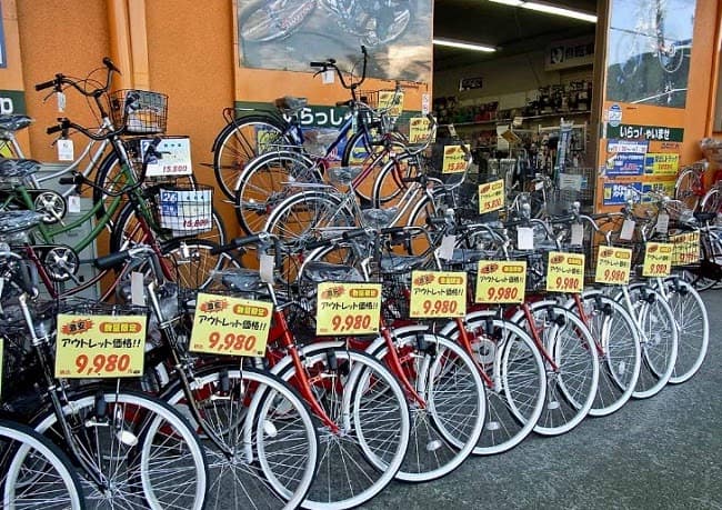 mua xe đạp ở nhật